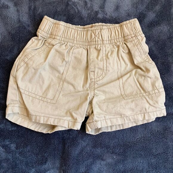 Baby Boys' Khaki Cargo Shorts - Picture 2 of 3